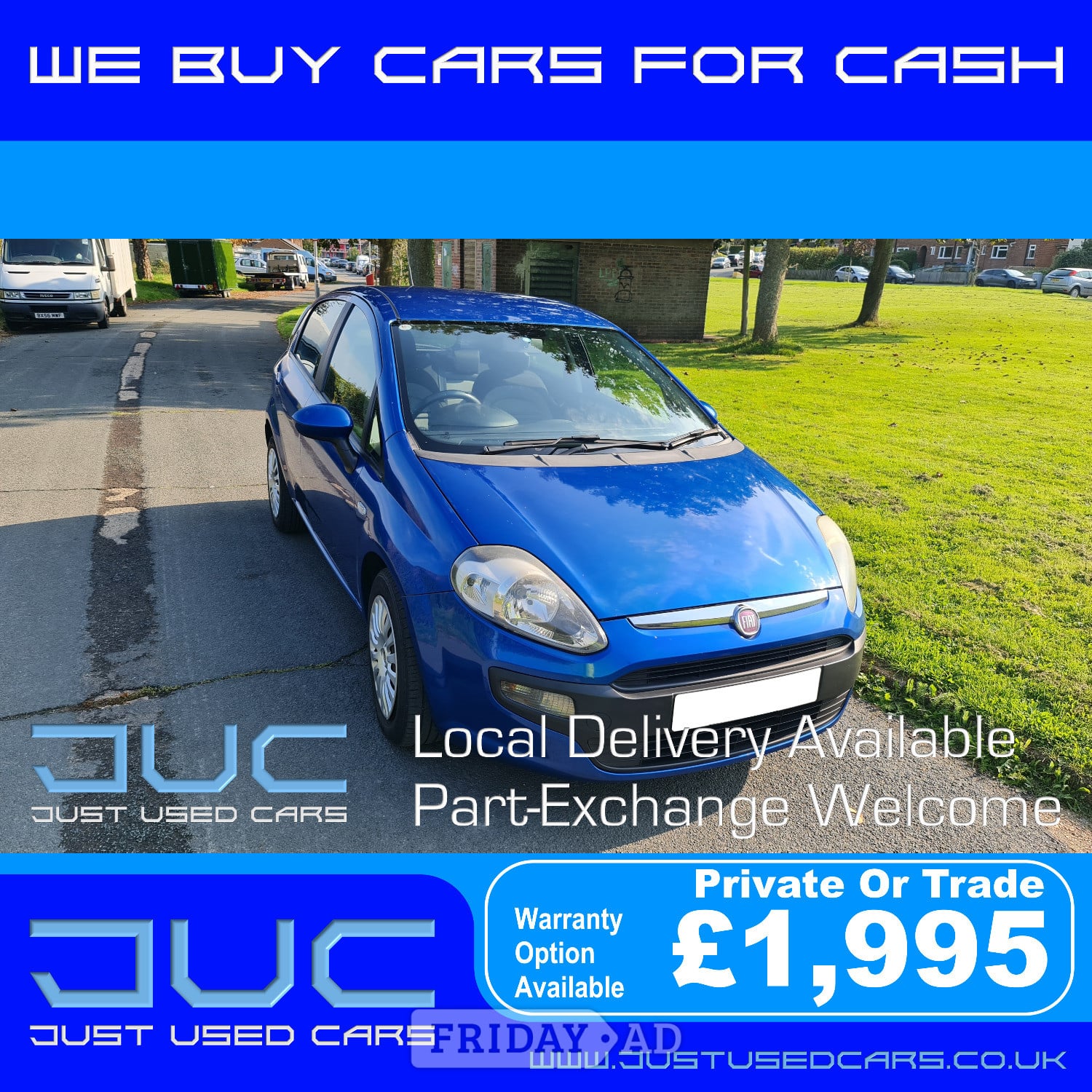 Fiat Punto 1.4 Evo Dynamic M-AIR (Manual Petrol) 60 Reg 2010 in Lewes