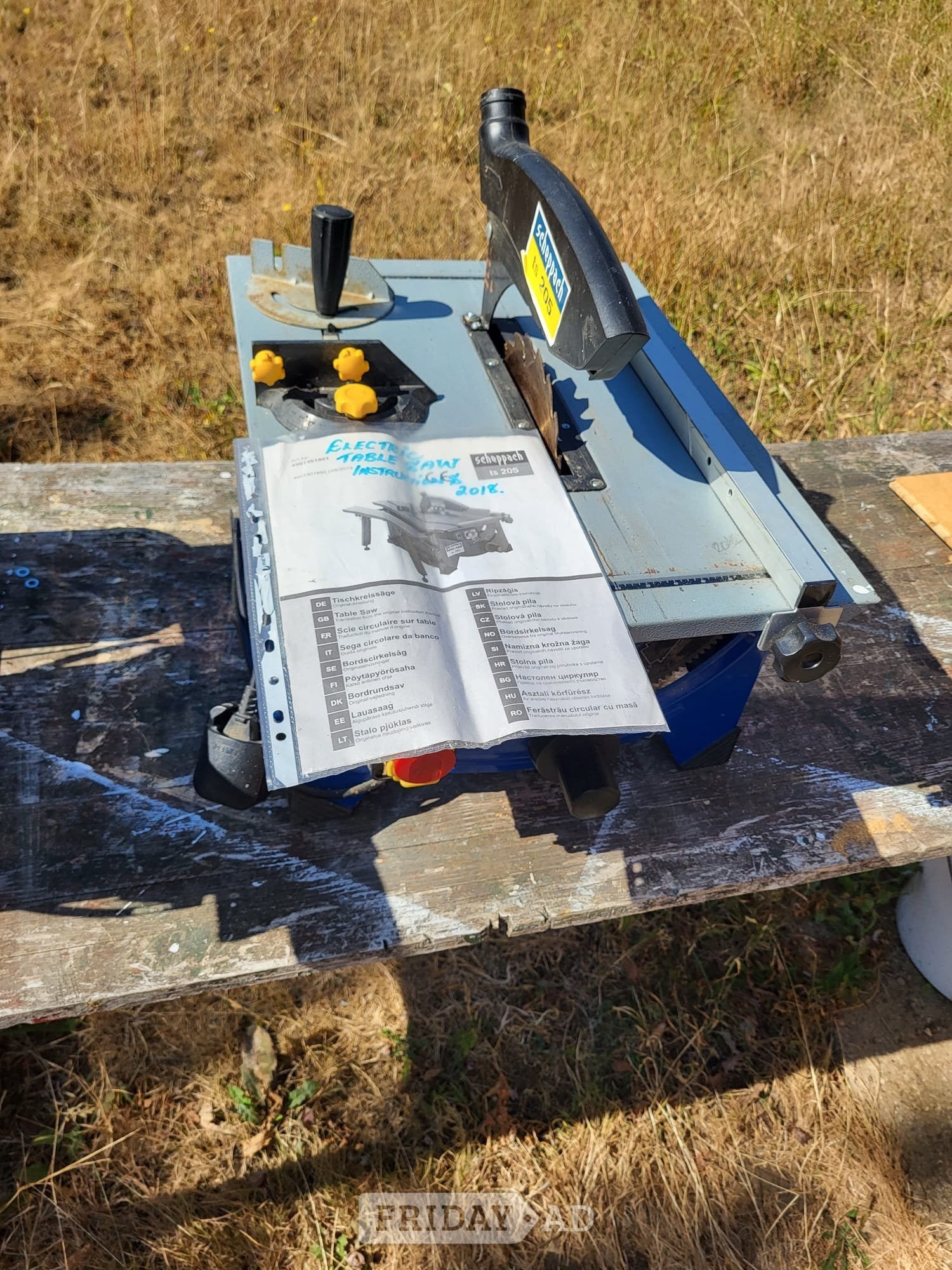 scheppach table saw working order in Brighton