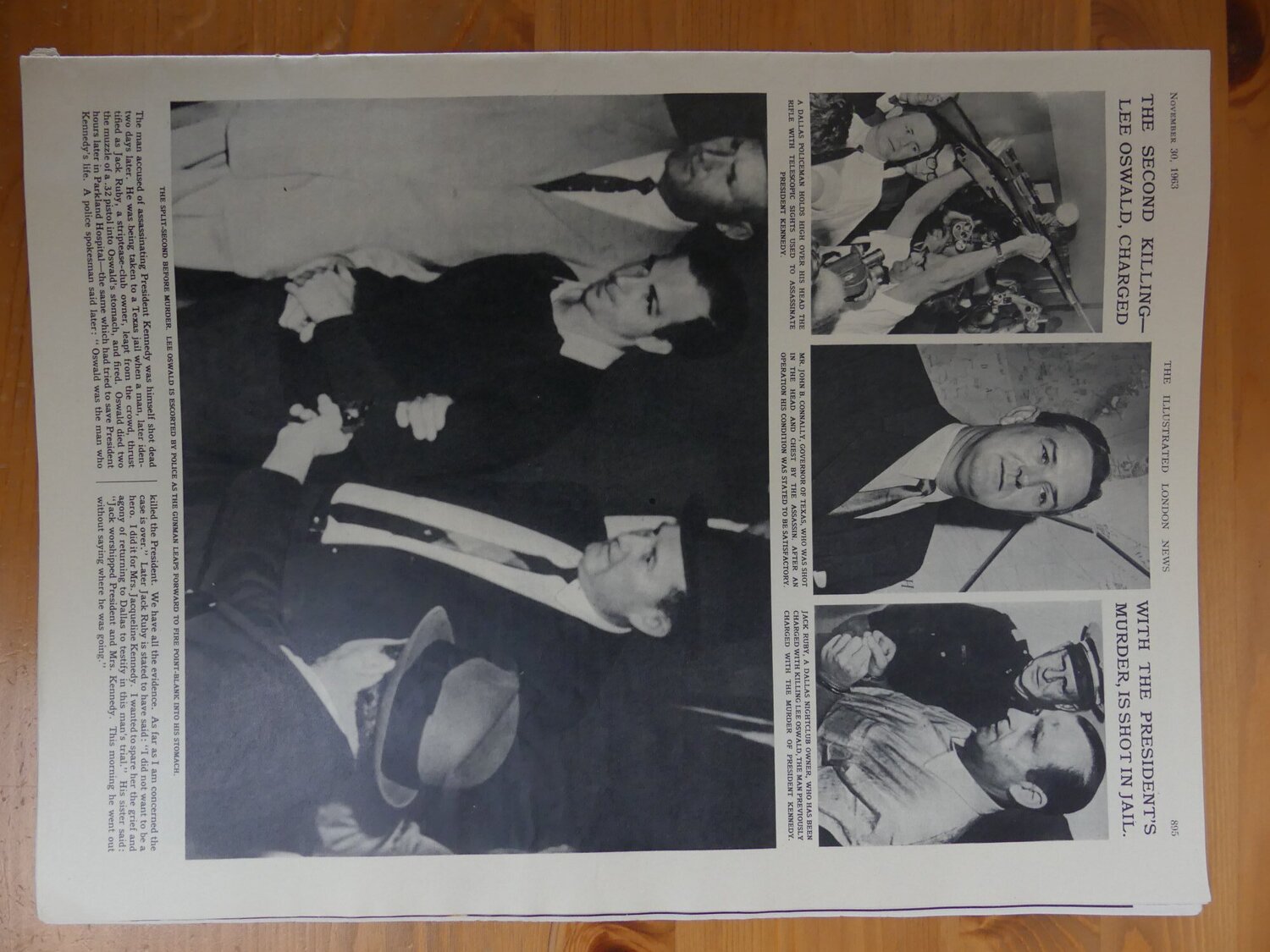 J F Kennedy Assassination - The Illustrated London News Nov 1963 - Movies, Games, Books & Music