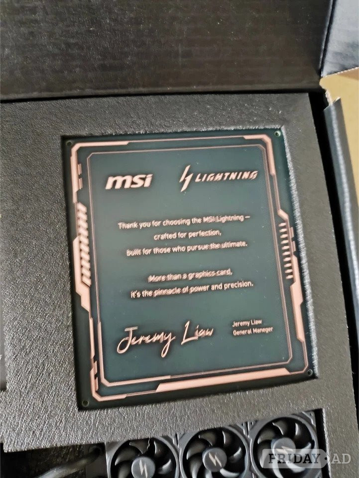 MSI GeForce RTX 5090 LIGHTNING Z 32GB GDDR7 NEW Number007/1300- - Computers & Electronics in Glasgow