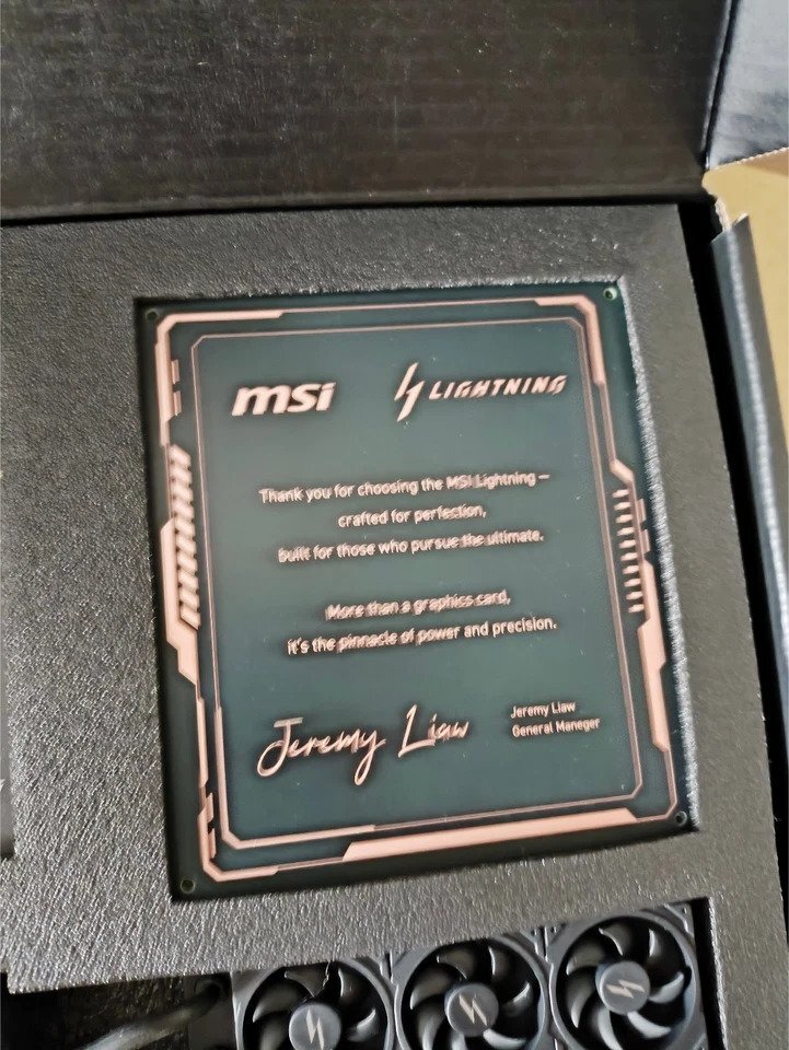 MSI GeForce RTX 5090 LIGHTNING Z 32GB GDDR7 NEW Number007/1300- - Computers & Electronics in Glasgow
