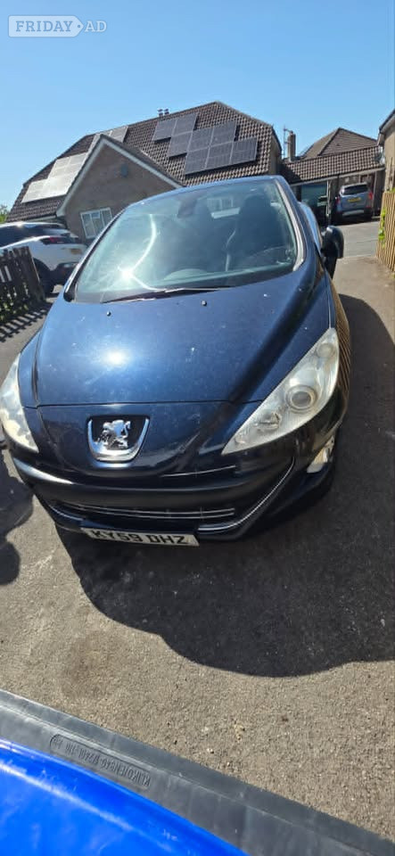2009 Peugeot 308 cc convertible in Warminster