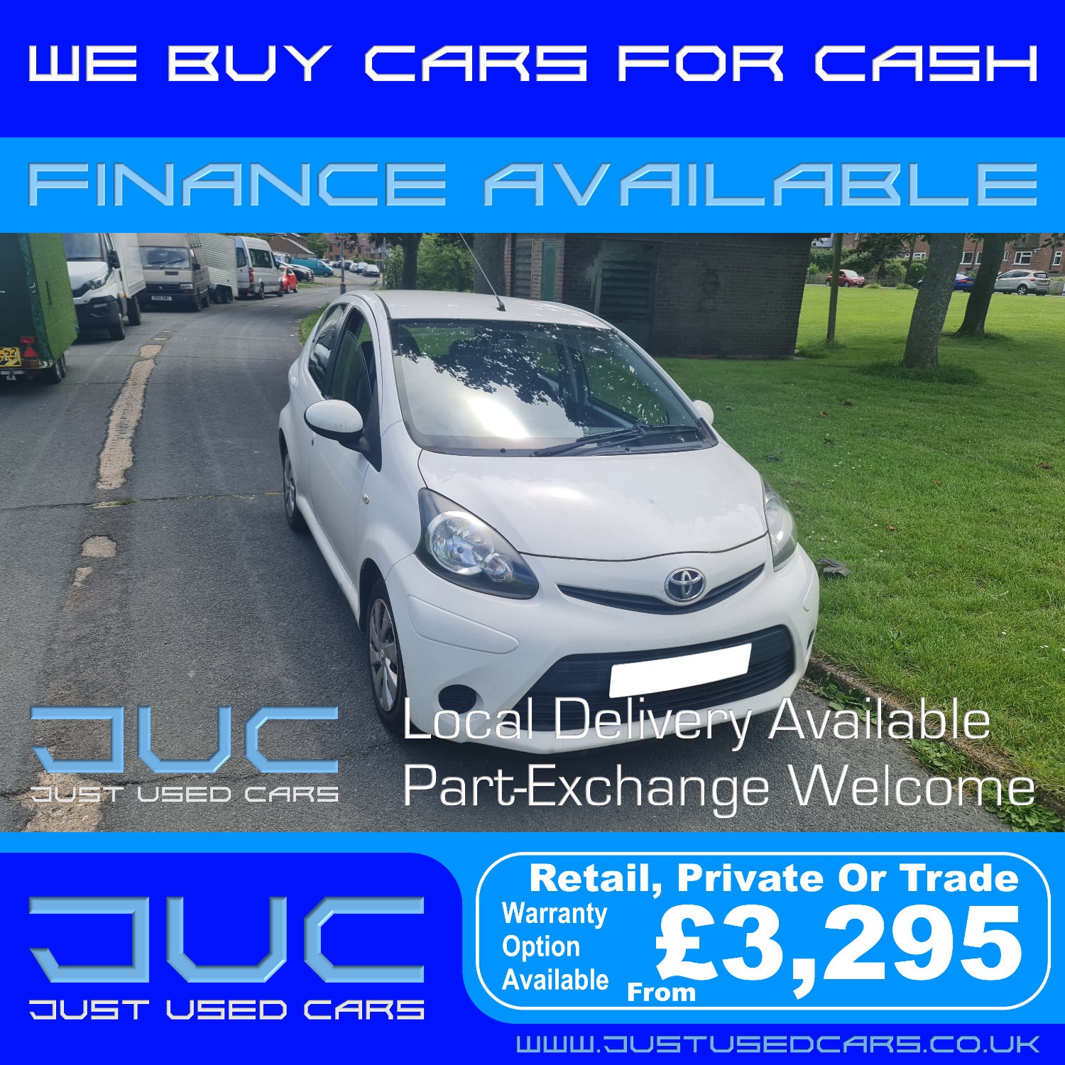 Toyota Aygo 1.0 VVT-I Ice 5D (Manual Petrol) 13 Reg 2013 in Lewes