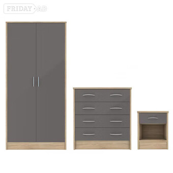 BARDALONA TRIO SET -GREY