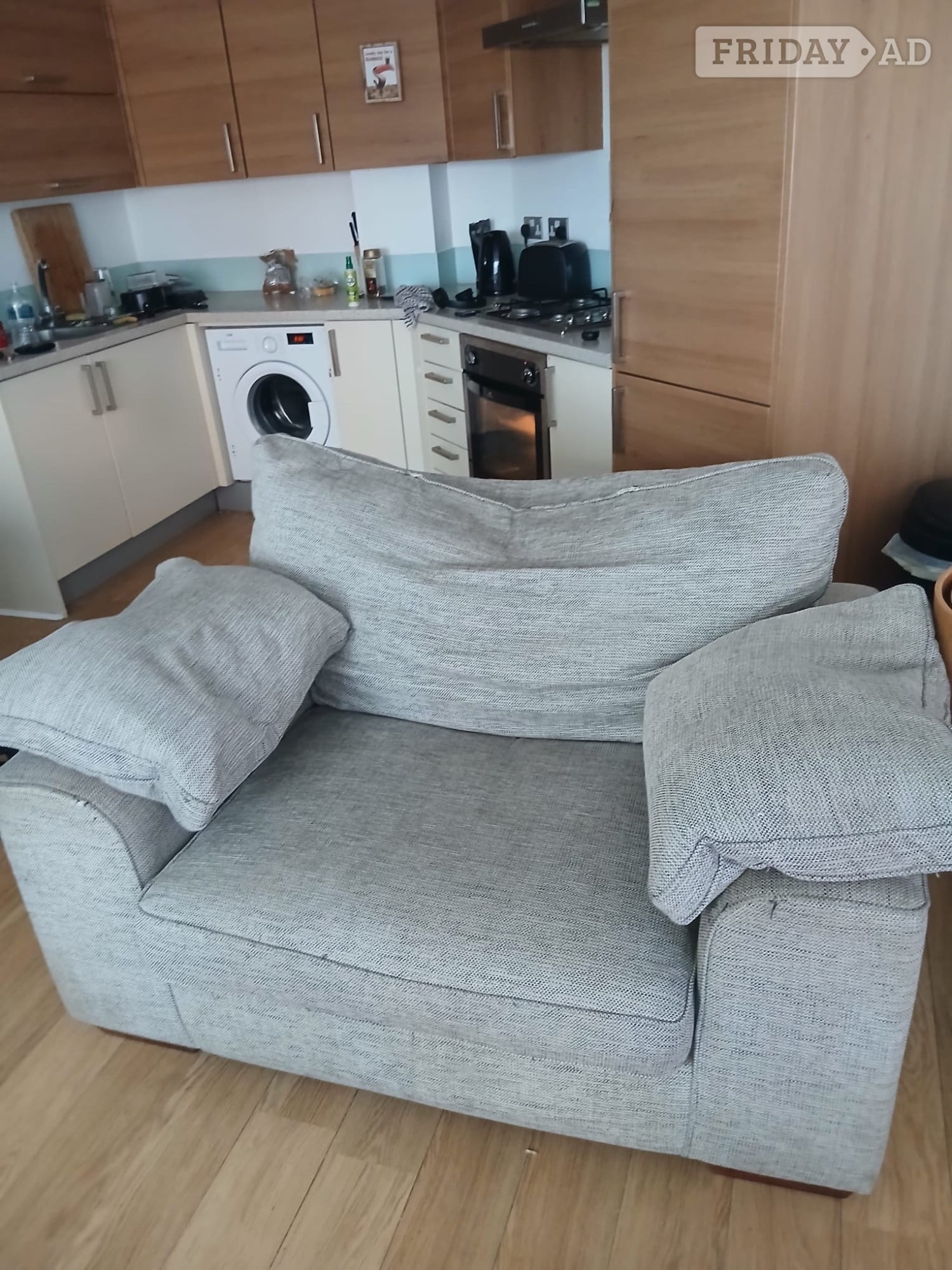Sofa and armchair