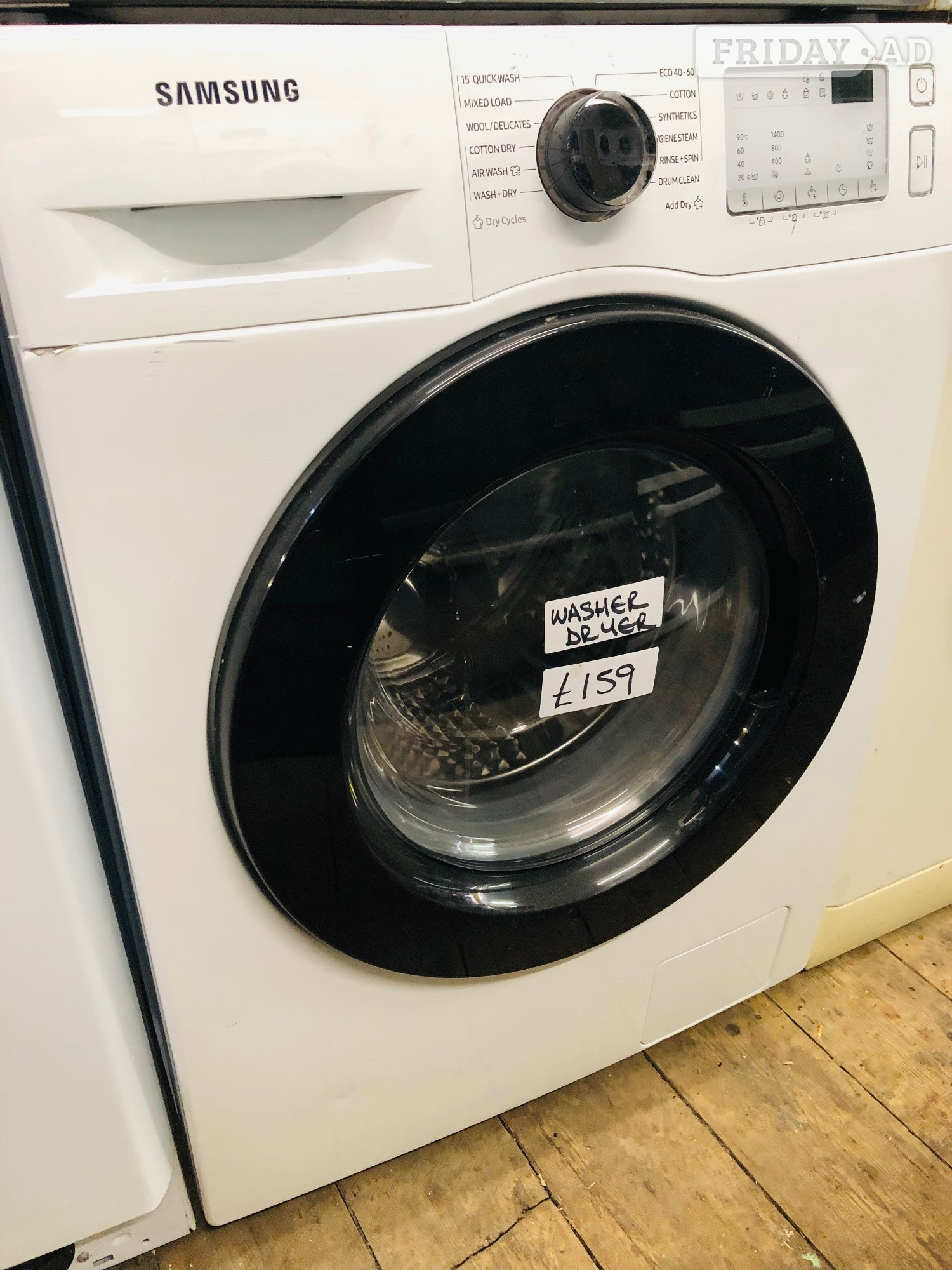 Samsung 8KG wash & 5kg dry washer dryer with large size drum  in Luton