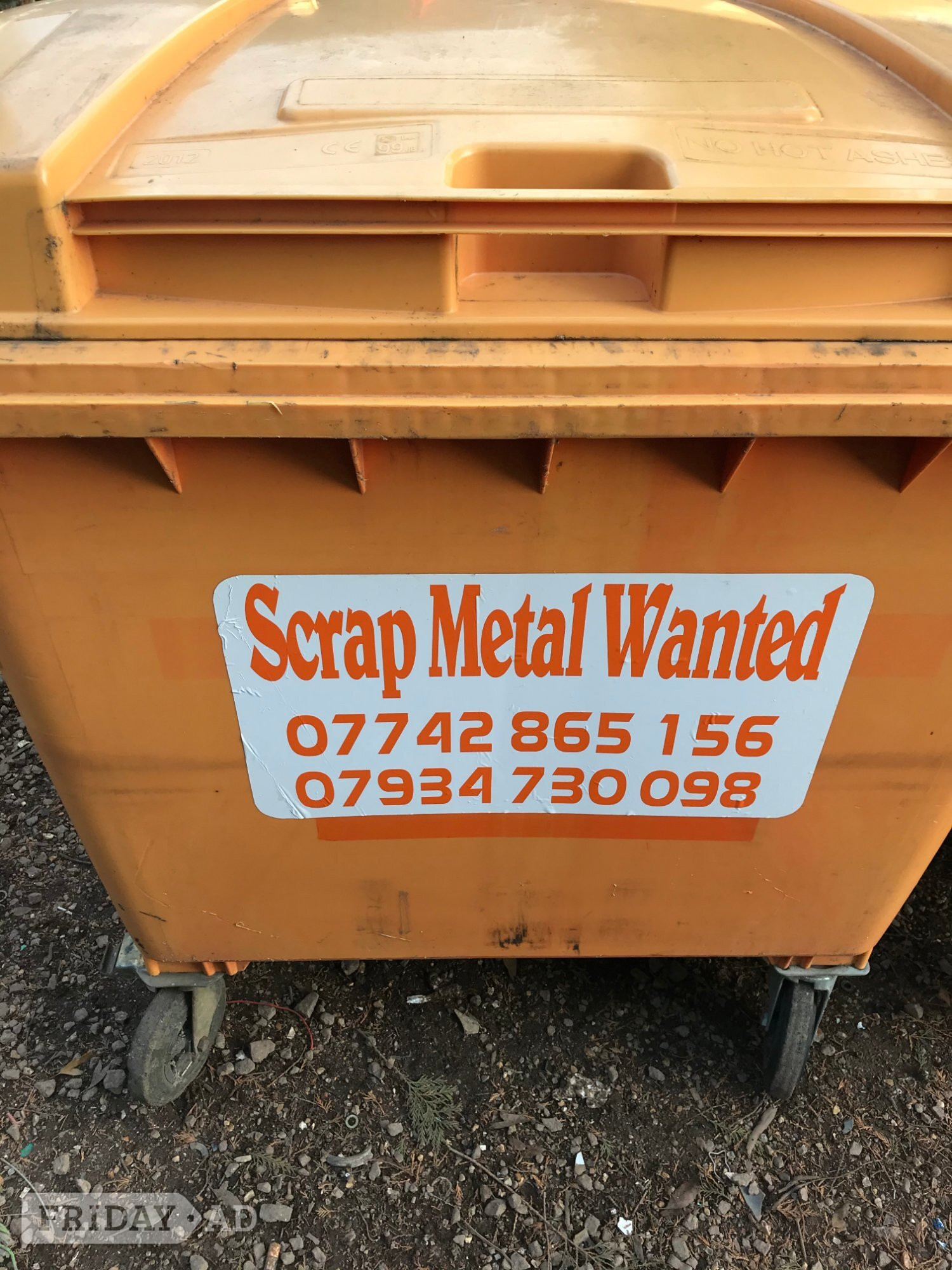 WANTED OLD WASHERS DRYER ETC ALSO ALL COPPER BRASS CABLE  in Huntingdon