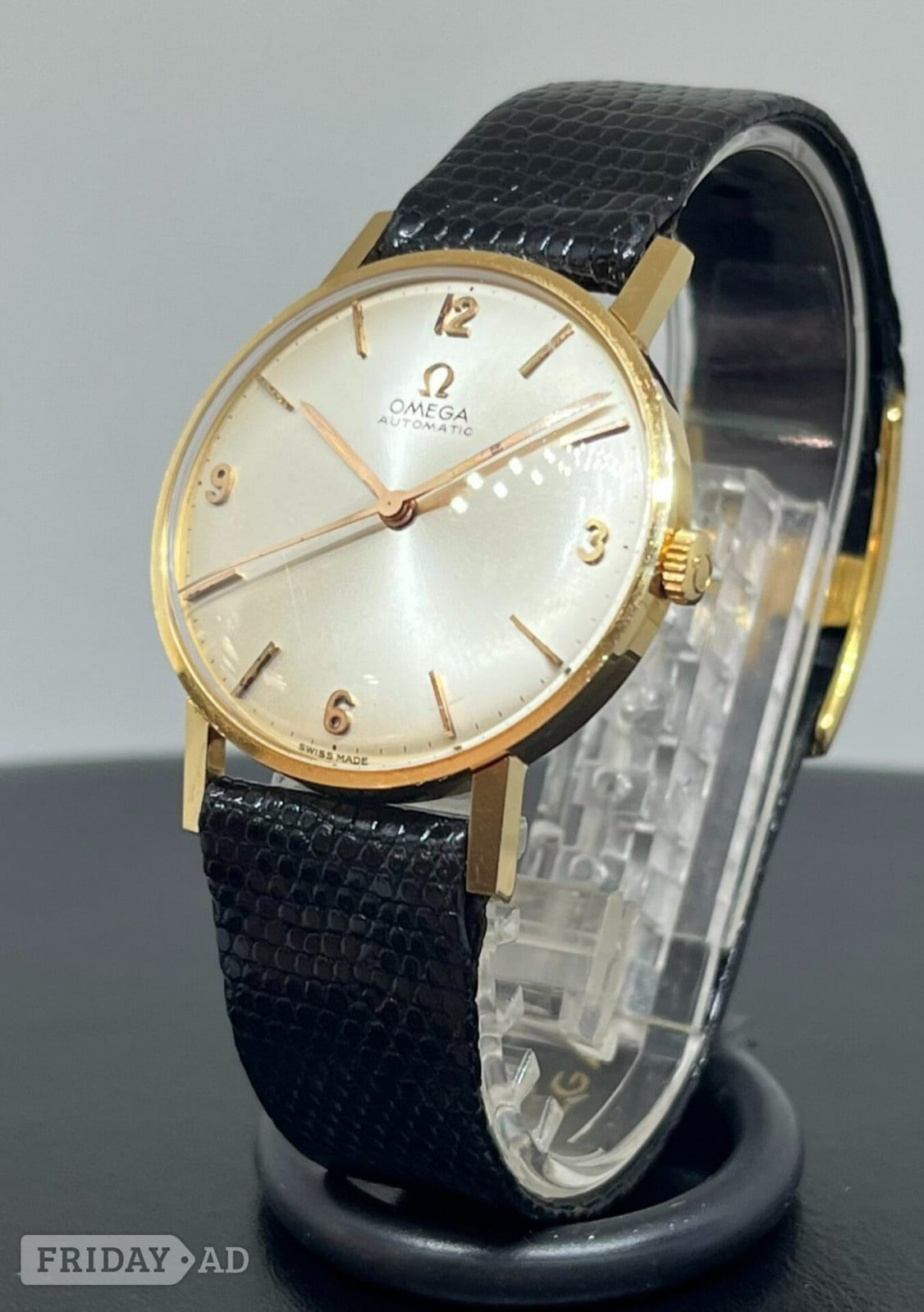 Worthing Omega automatic, (dial only). From 1963-1966.