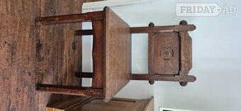 Antique wooden chairs x 2