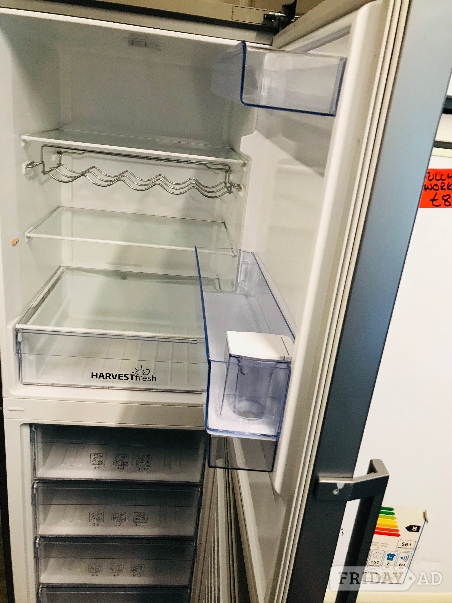 BEKO fridge freezer with water dispenser 