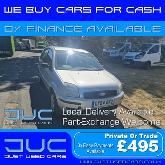 Ford Fusion 2 1.4 (Manual Petrol) 54 Reg 2004 134,240 miles