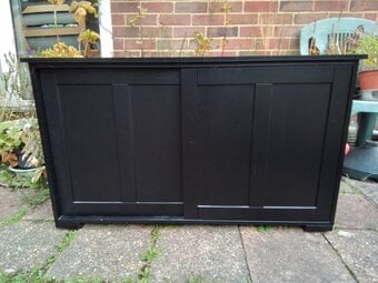 Black sideboard/storage unit