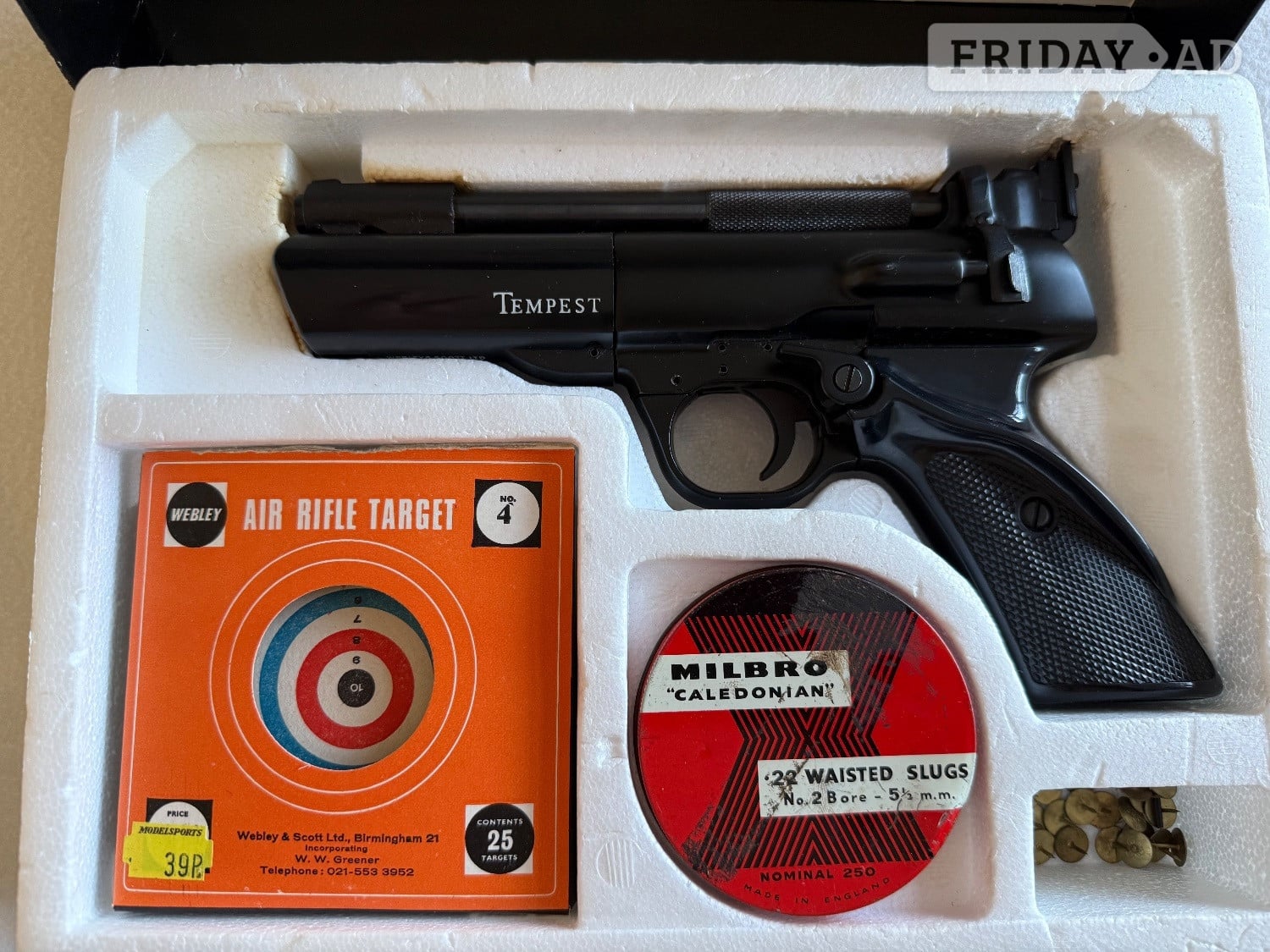 Webley Tempest Air Pistol .22 - Sports Equipment