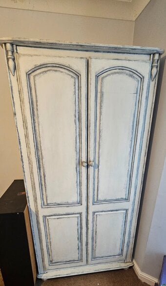 Large Upcycled Pine Wardrobe 