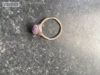 Amethyst ring new