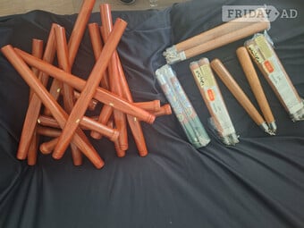 NUNCHUKUS AND TONFA BATONS 5 PAIRS OF EACH FOR MARTIAL ARTS