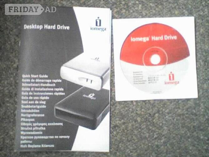 Iomega External 300Gb Hi-Speed USB 2.0 Hard Drive for PC / MAC.