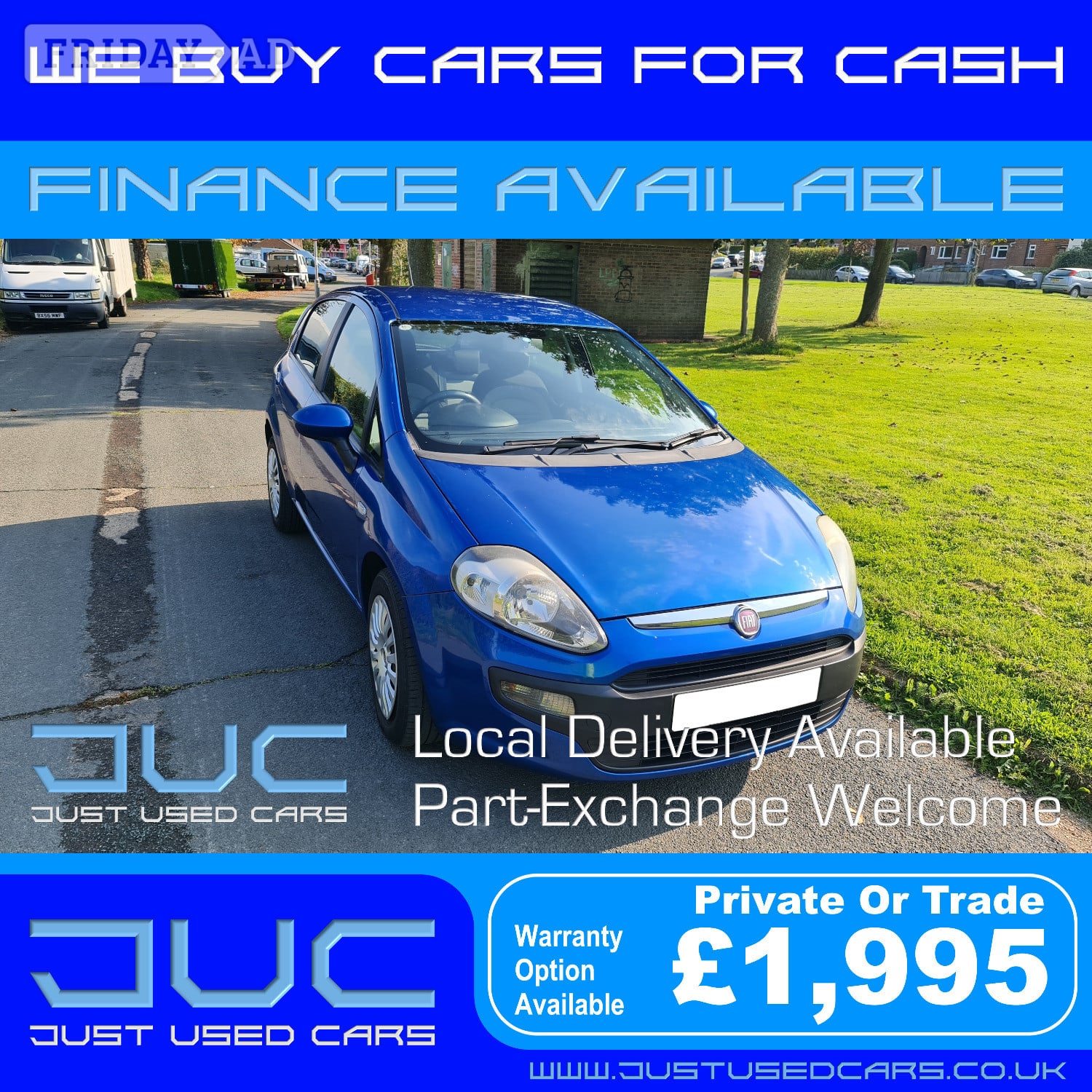 Fiat Punto 1.4 Evo Dynamic M-AIR (Manual Petrol) 60 Reg 2010 in Lewes