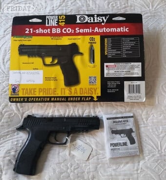 Daisy Model 415 CO2 Pistol Kit – 4.5mm BB Repeater Air Pistol. 