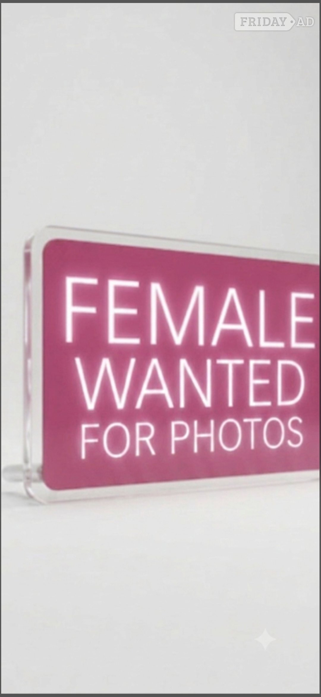 FEMALE WANTED FOR PHOTOS WESTCLIFF ON SEA  in Westcliff-On-Sea