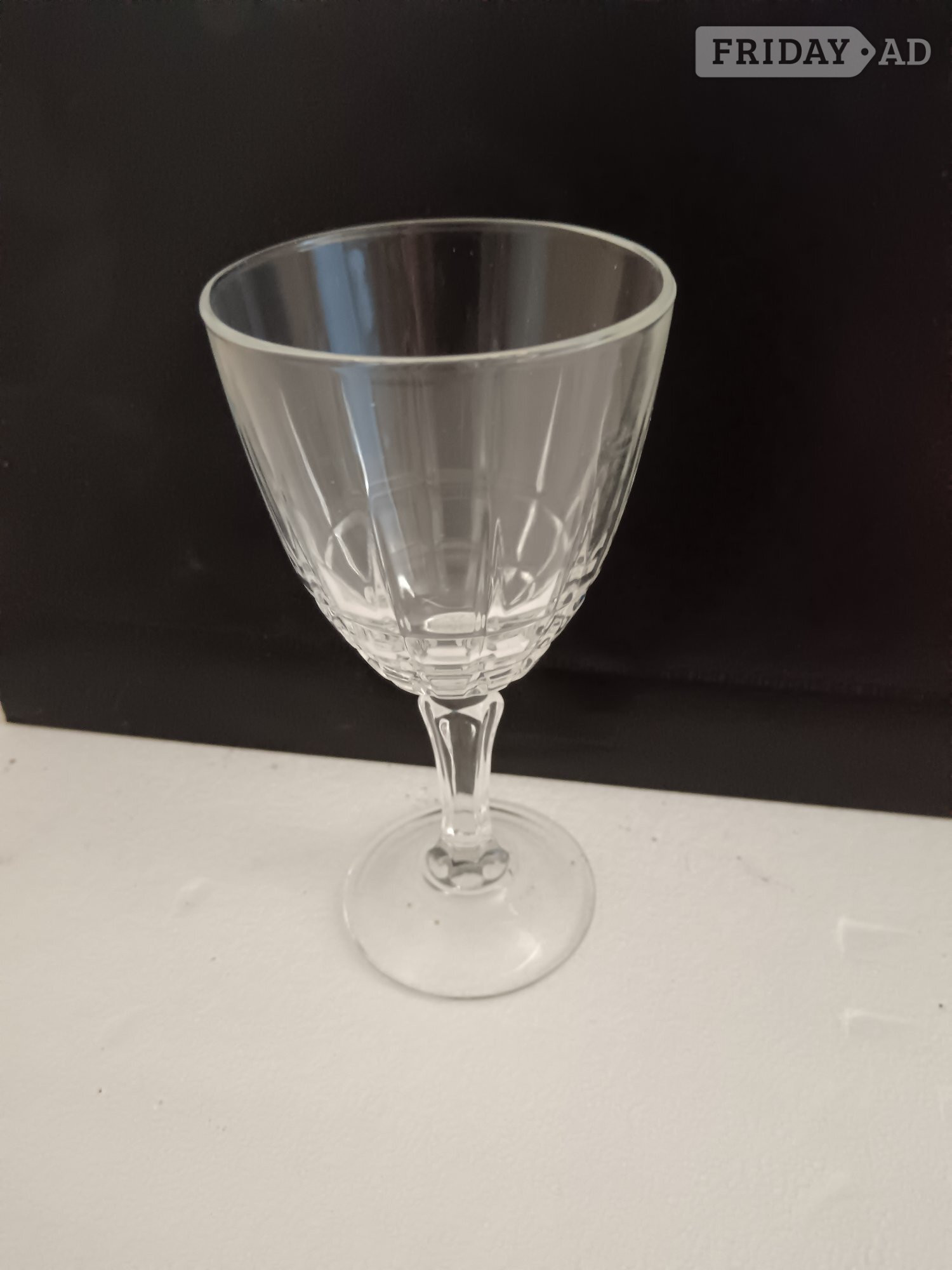 Vintage Wine Glasses with Pattern in Heathfield