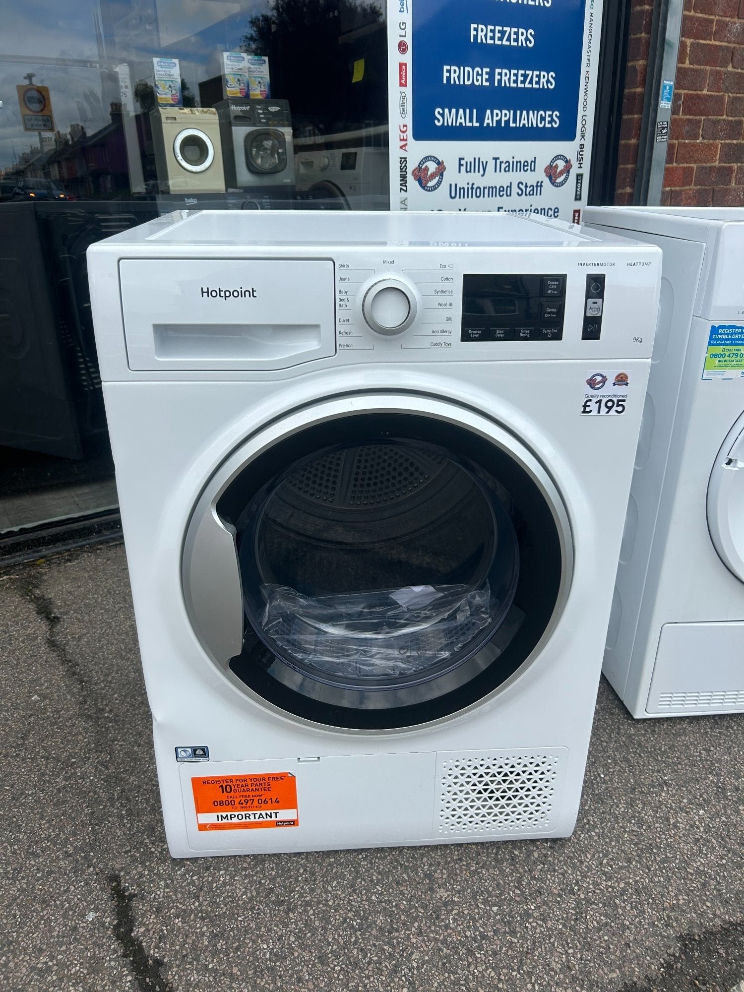 HOTPOINT 9KG DRYER in St. Leonards-On-Sea