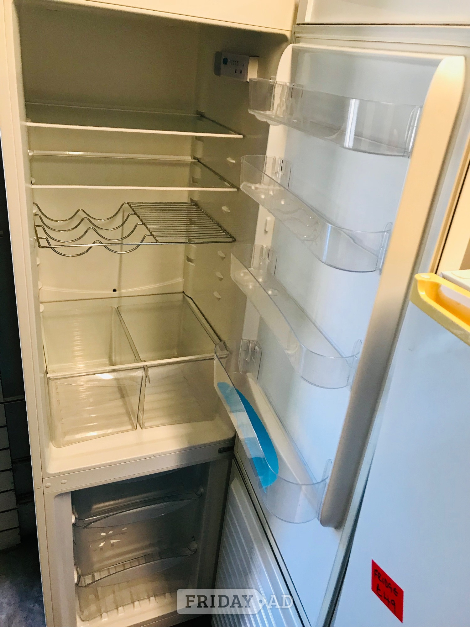 Zanussi 2M tall fridge freezer 