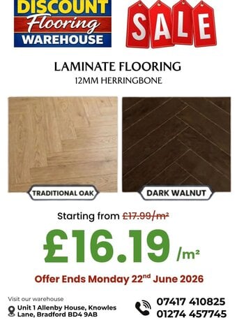 12mm Herringbone Laminate Flooring – Special Offer From £16.19/m²