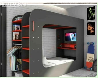 Trasman LoftPod Gaming Bed – The Ultimate Gaming & Sleep Setup