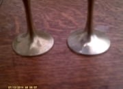 Goblets x4 EPNS 4.5" high,