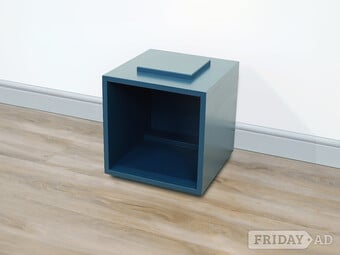 Modular Vinyl Record Storage Cube (37 x 37 x 37cms) - qty 1