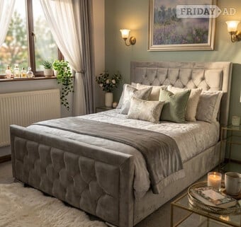 On Sale ~~ Double & King Size Chesterfield Heaven Bed For Sale