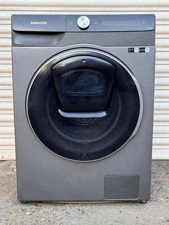 Samsung eco bubble 9kg washing machine add on door grey 3 months 