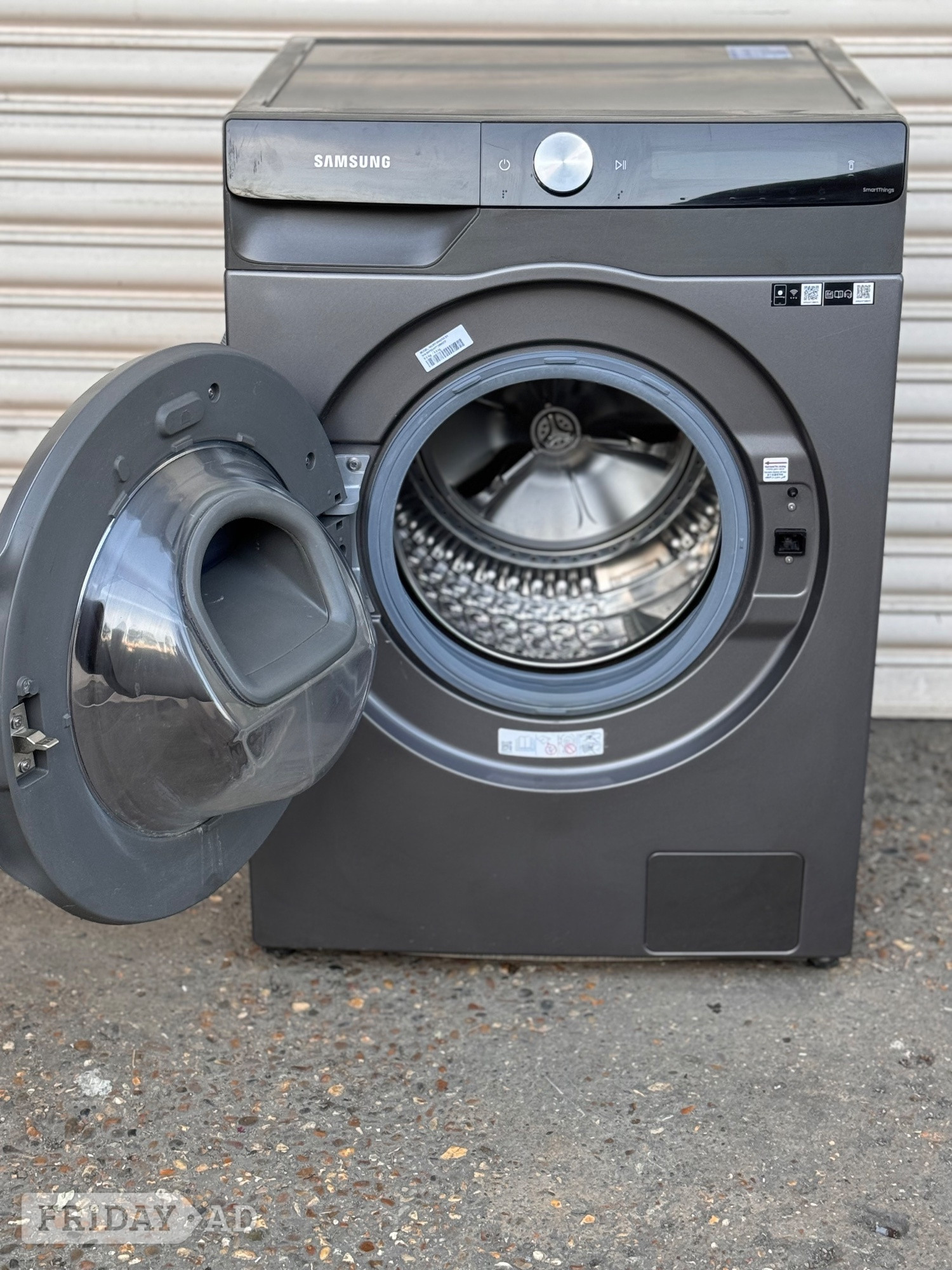 Samsung eco bubble 9kg washing machine add on door grey 3 months  - Home Appliances