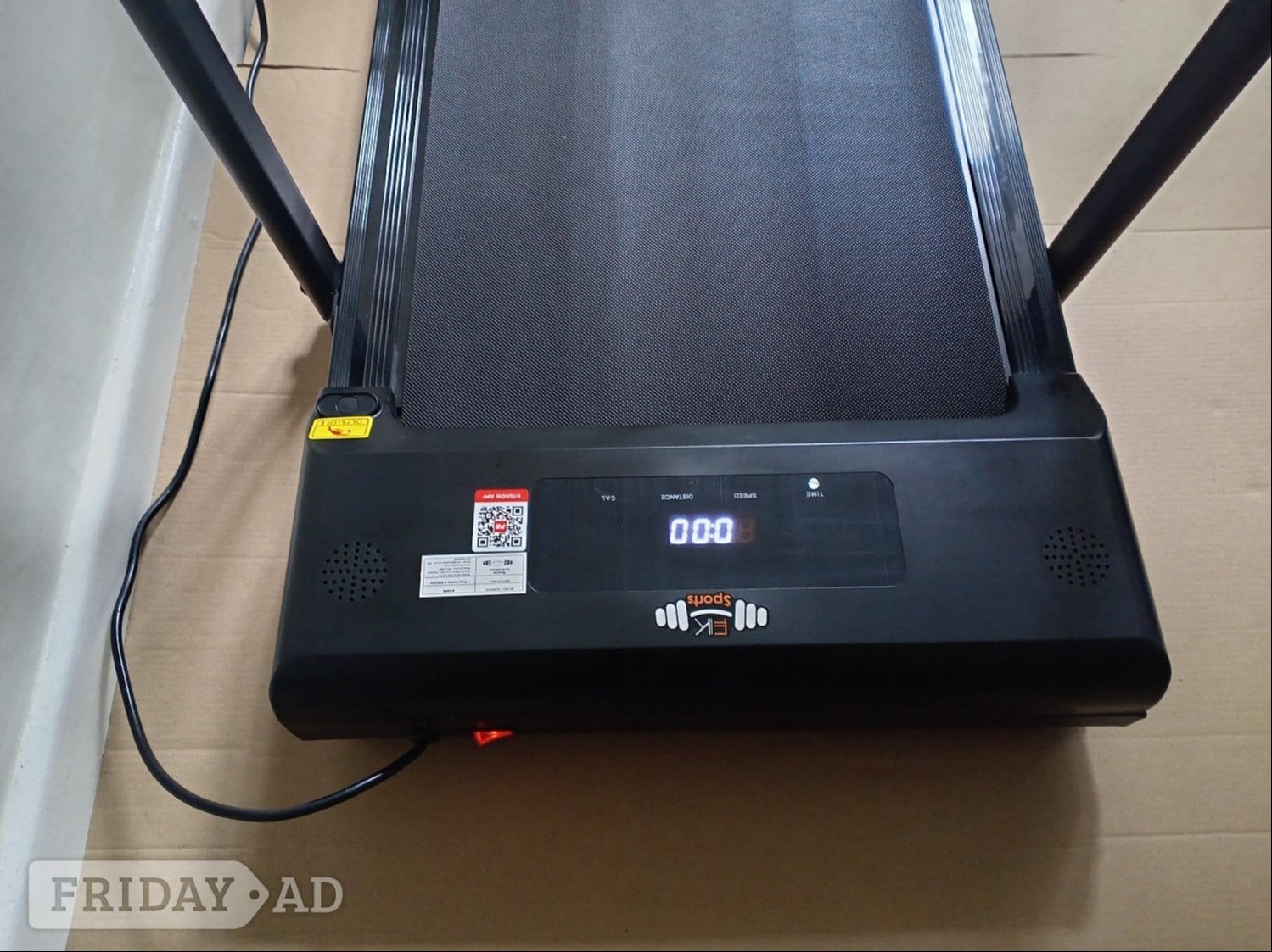 Black Electronic Foldaway walking machine.  - Sports Equipment in Wolverhampton