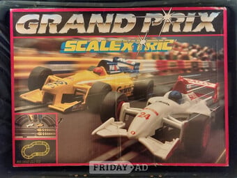 Scalextric 1990's C-653 Grand Prix Set with extension sets A & B.