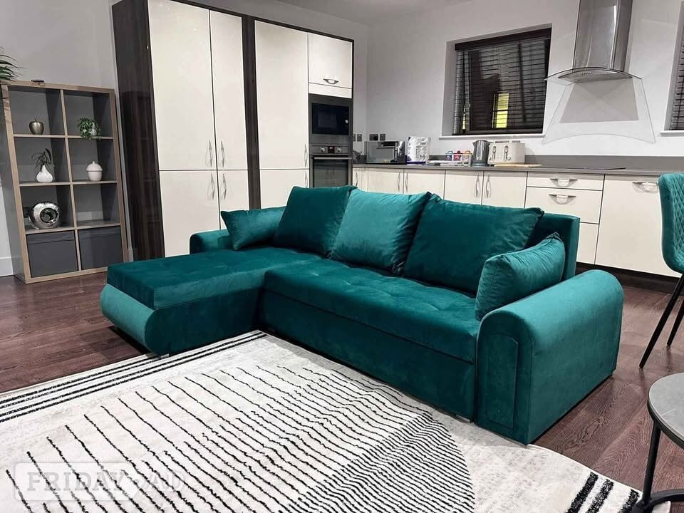 Glasgow Berlin - Corner Sofa Bed with Underneath Storage for Sale