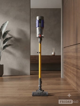 Cordless Vacuum Cleaner – Yellow, Good Condition