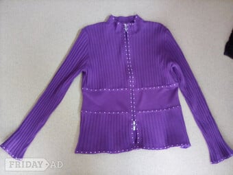 Ladies Zipped Front Cardigan