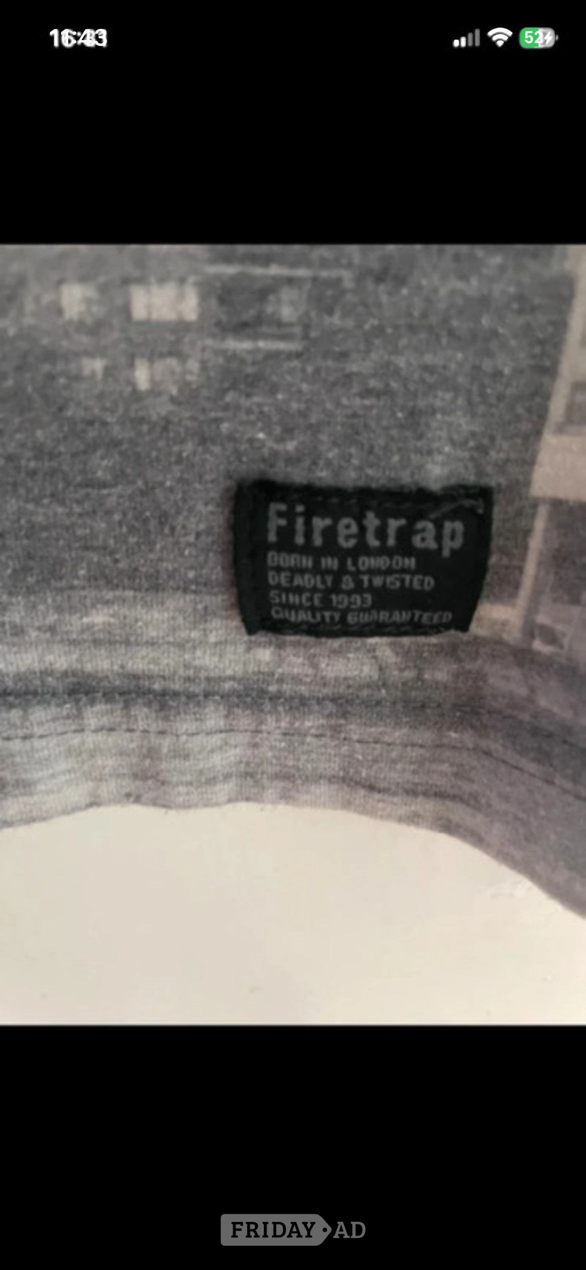 Firetrap short sleeved grey t shirt in size XL - Clothing, Footwear & Accessories in Stourport-On-Severn