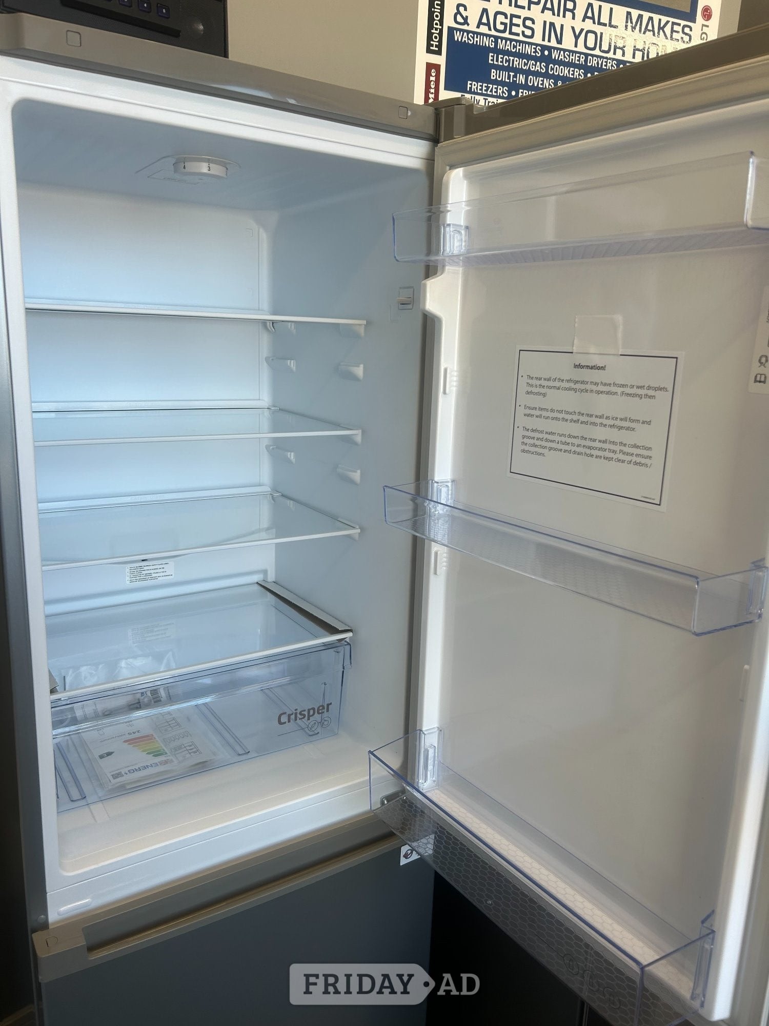 BRAND NEW BEKO FRIDGE FREEZER