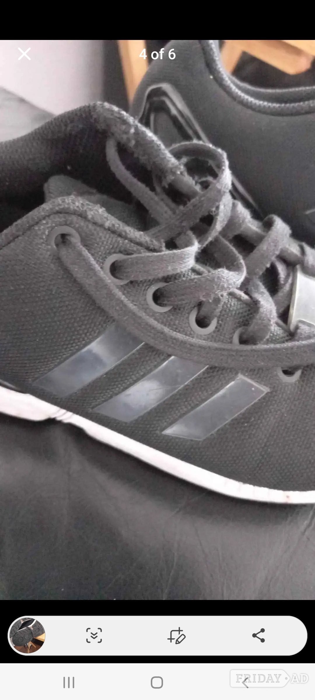 Black Addidas ZX FLUX for women - Clothing, Footwear & Accessories in Birmingham