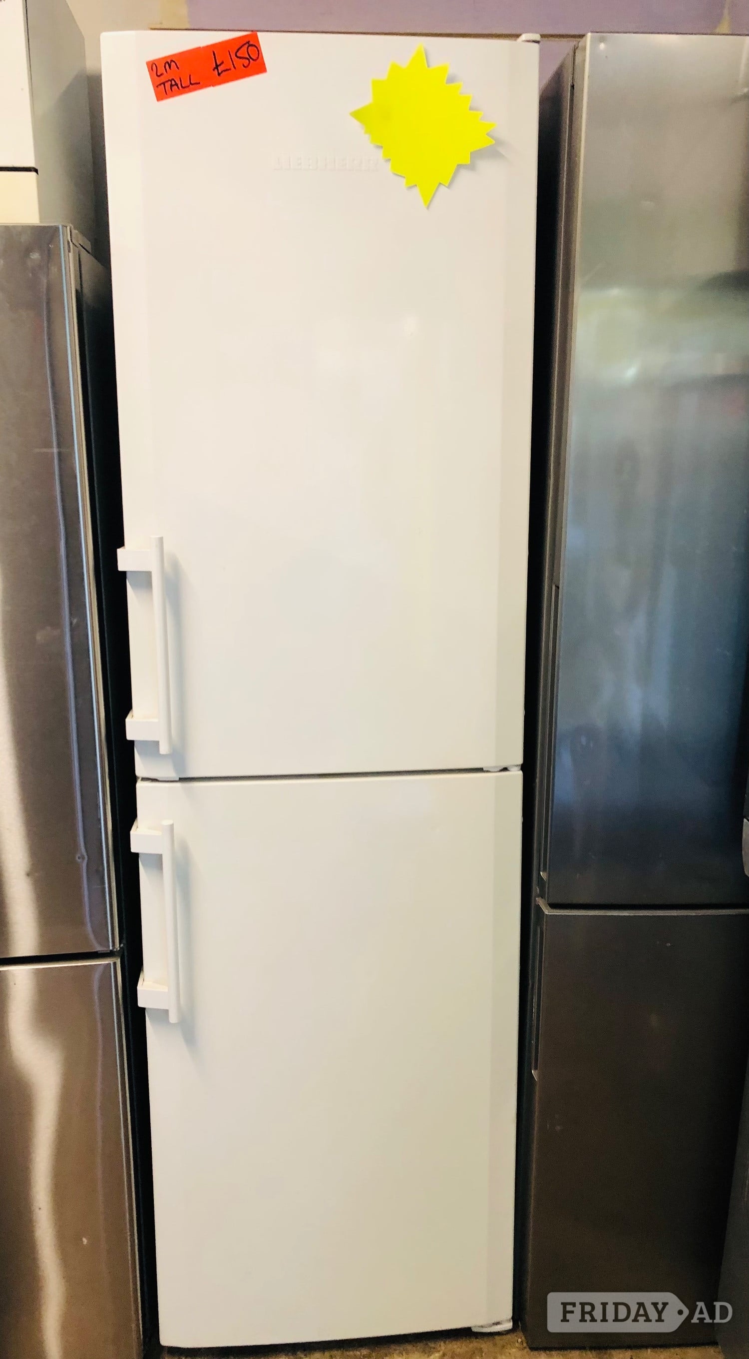 Liebherr 2M tall frost free fridge freezer in excellent condition