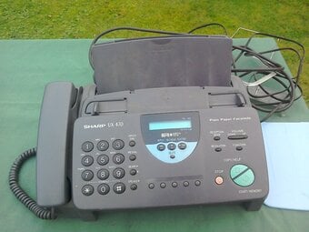 Fax Machine, Sharp UX-470, old.