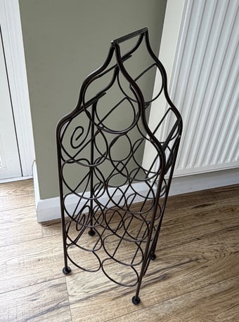 Wine Rack - Black cast iron
