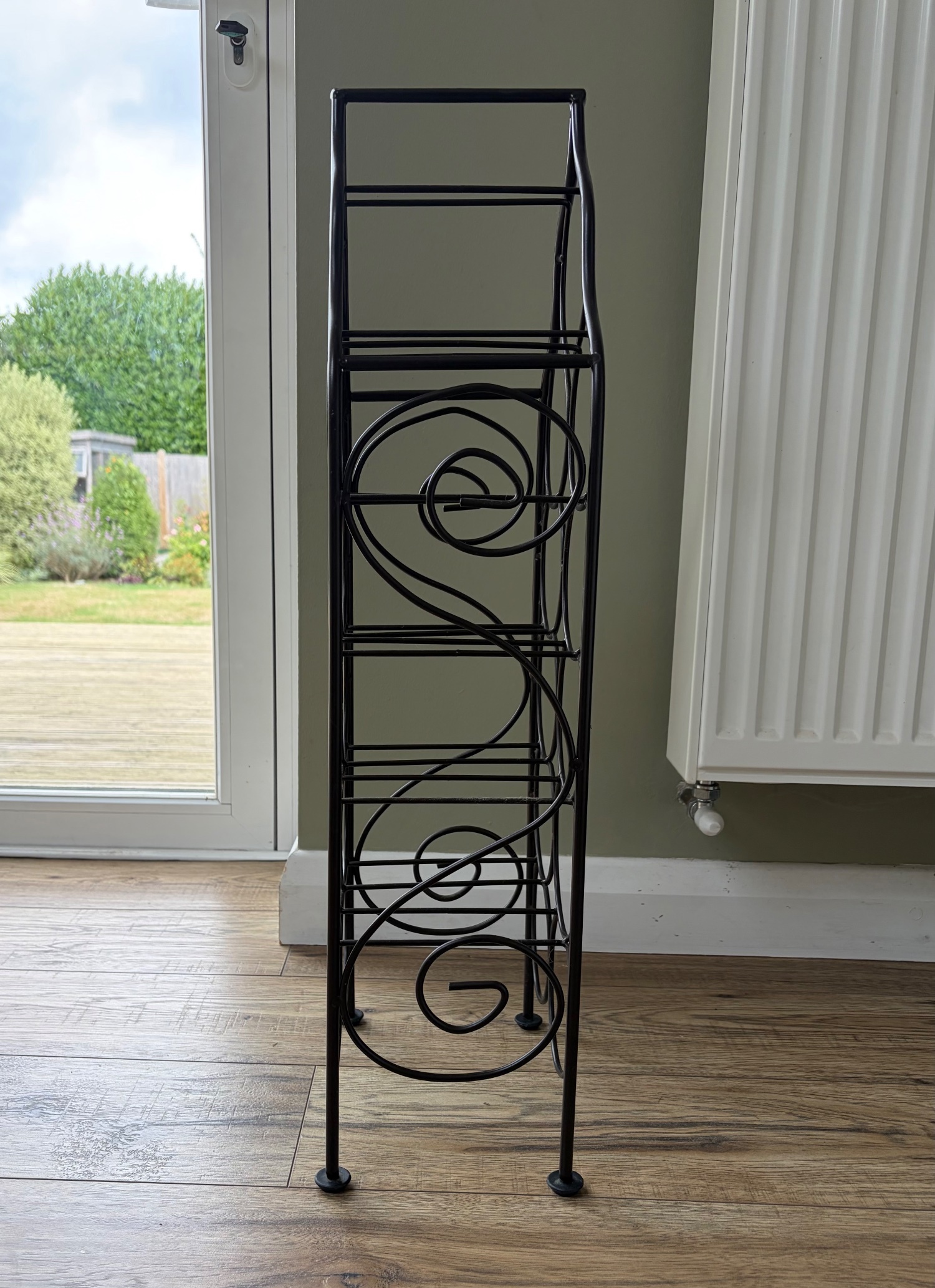 Worthing Wine Rack - Black cast iron