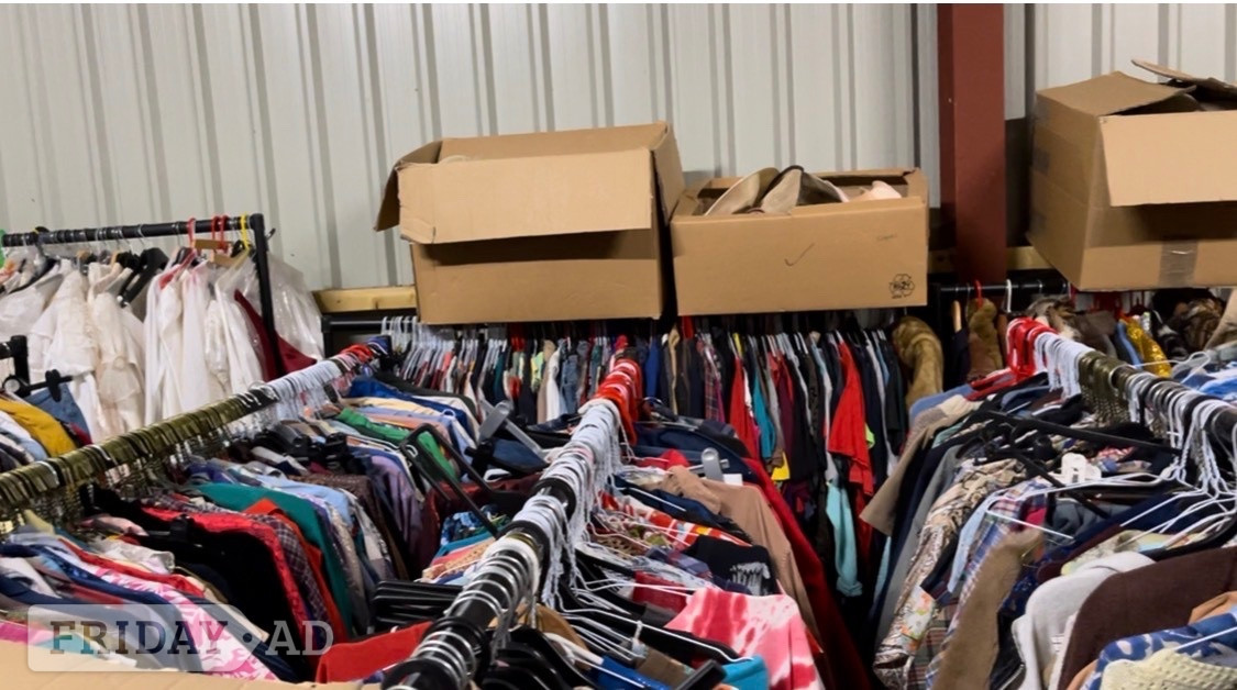 100 tonnes vintage and preloved clothing and accessories 