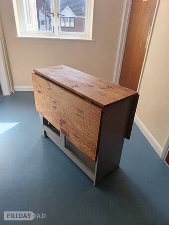 Folding Kitchen Dining Table / Sideboard for Hallway 