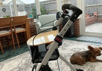 Days indoor Rollator with tray and basket only used twice 