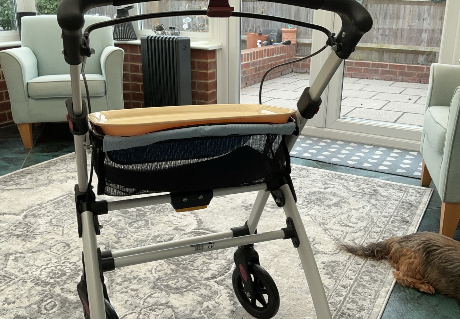 Days indoor Rollator with tray and basket only used twice  - Mobility in Eastbourne